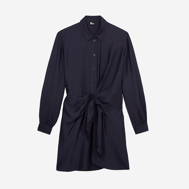  KADIN LACİVERT ELBİSE