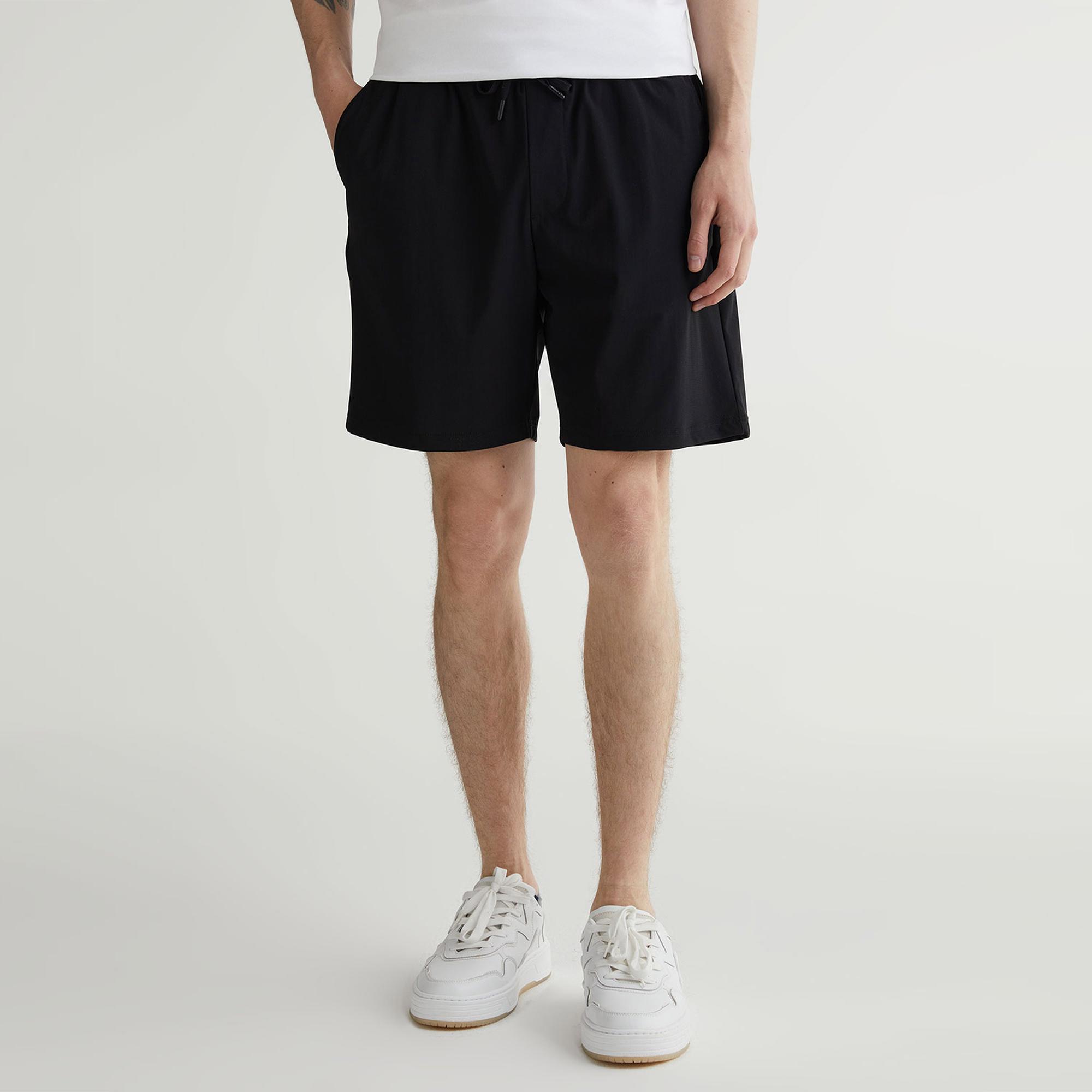 GANT Erkek Siyah Regular Fit Şort