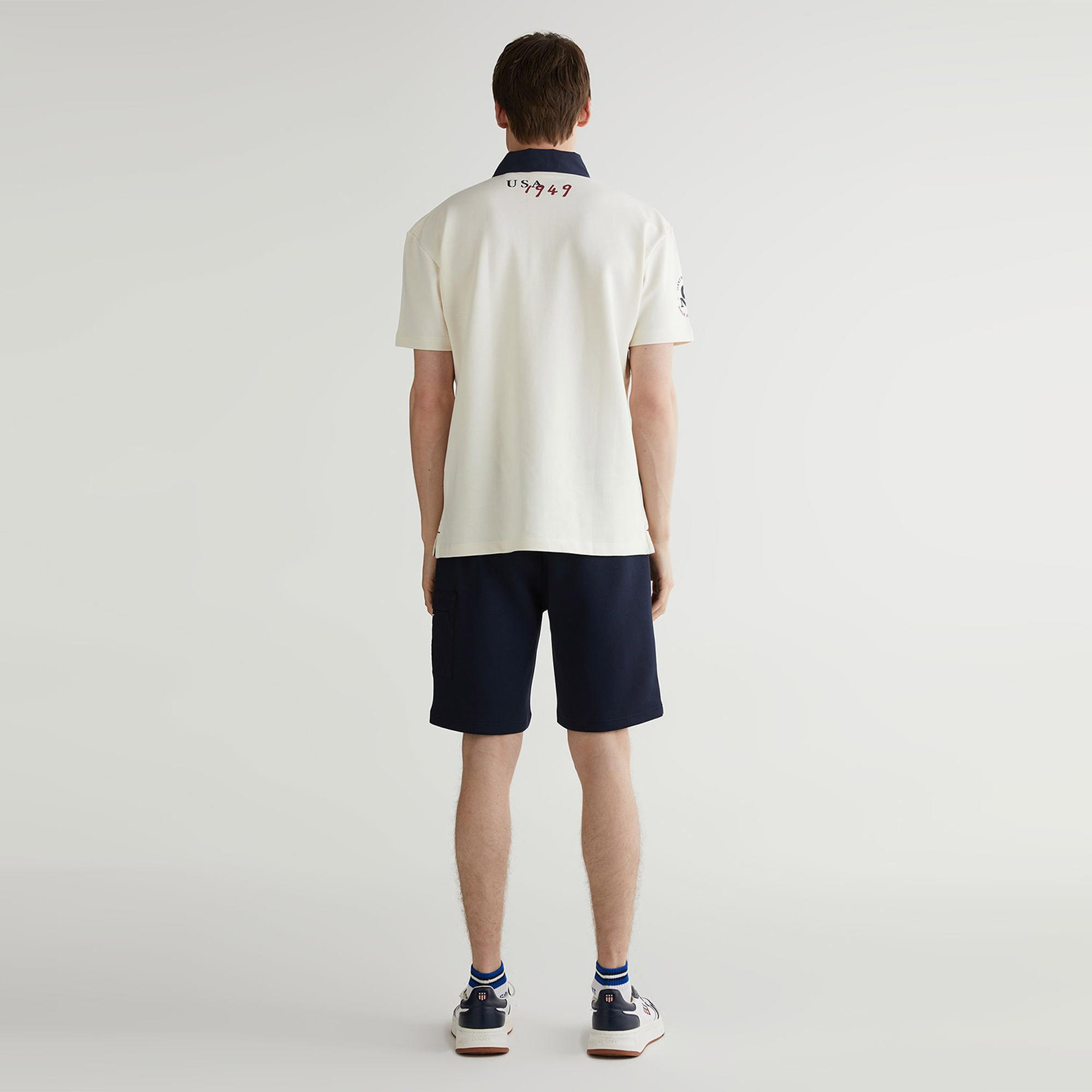 GANT Erkek Lacivert Regular Fit Logolu Şort