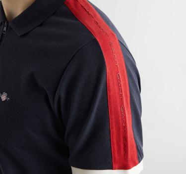 GANT Erkek Lacivert Regular Fit Renk Bloklu Polo