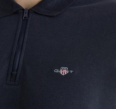  GANT Erkek Lacivert Regular Fit Renk Bloklu Polo