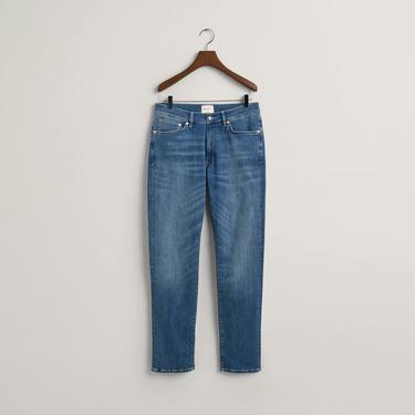  GANT Erkek Mavi Extra Slim Fit Jean Pantolon