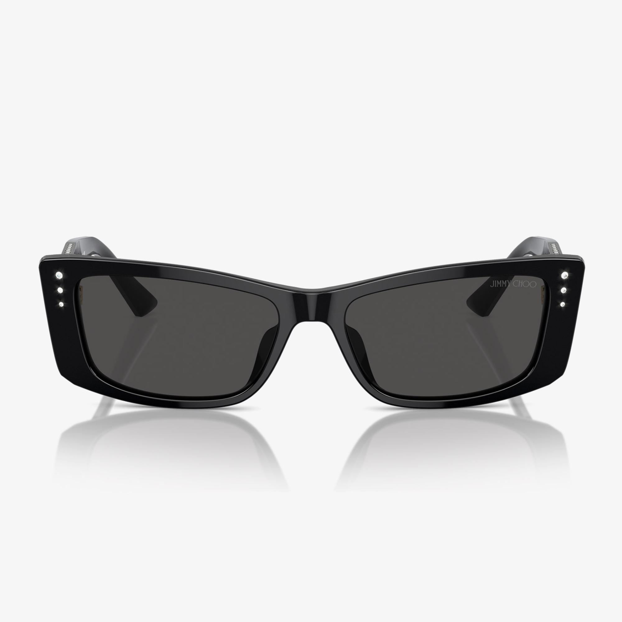 JIMMY CHOO Jc52Bu Kadın Siyah Güneş Gözlüğü