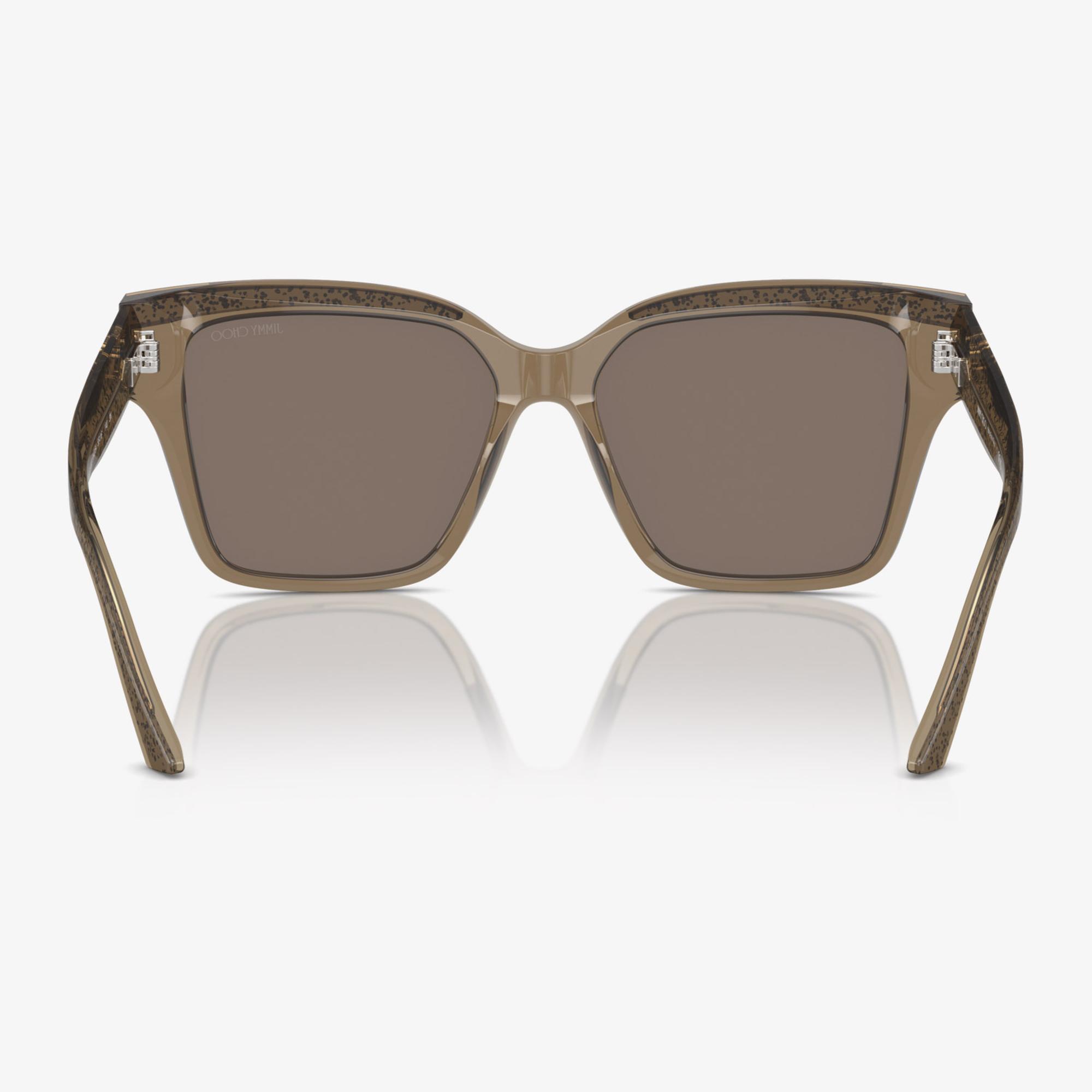 JIMMY CHOO Jc53 Kadın Kahverengi Güneş Gözlüğü