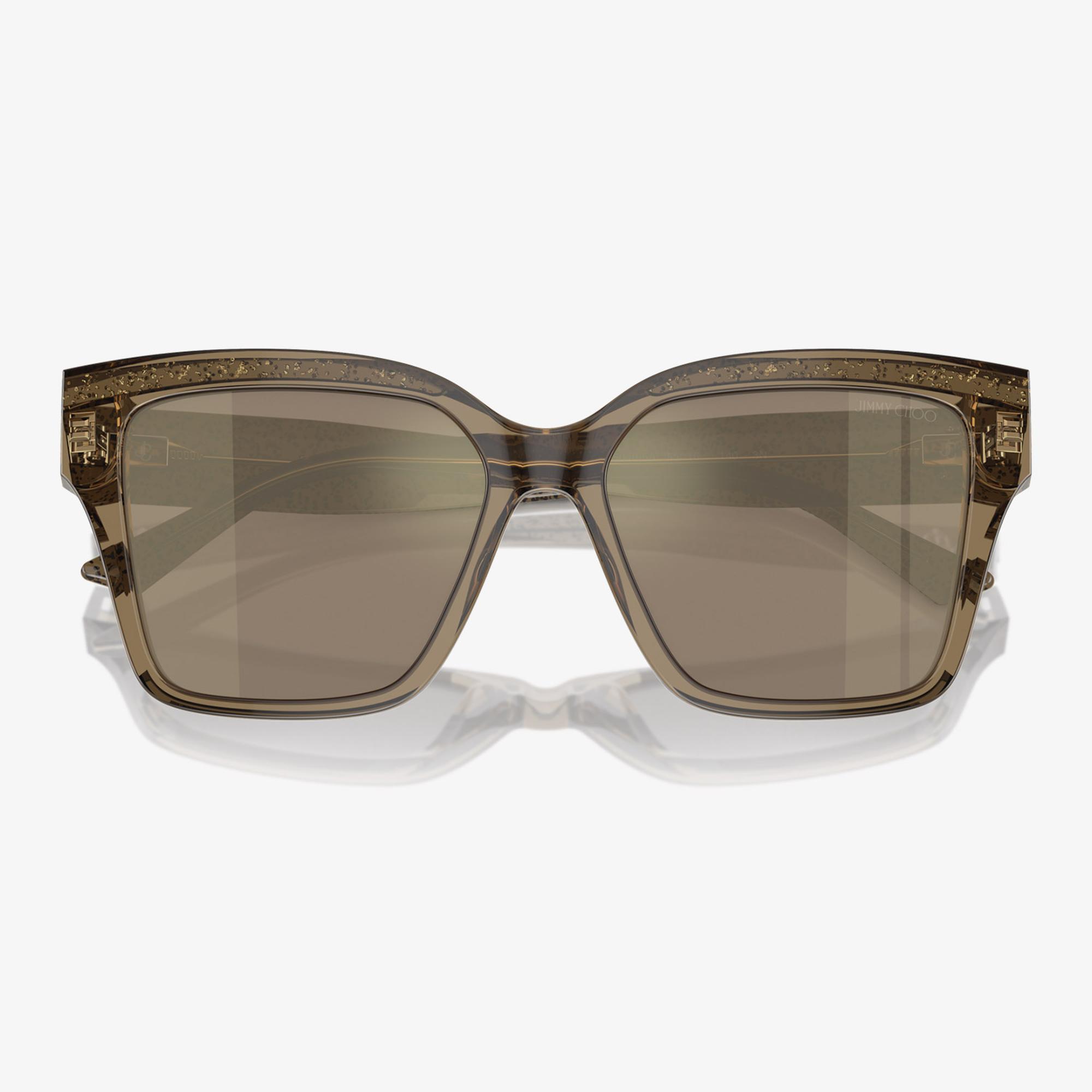 JIMMY CHOO Jc53 Kadın Kahverengi Güneş Gözlüğü