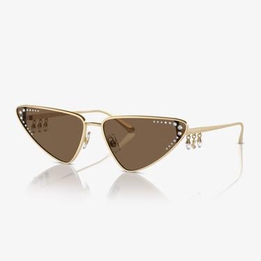  JIMMY CHOO Jc41B Kadın Altın Rengi Güneş Gözlüğü