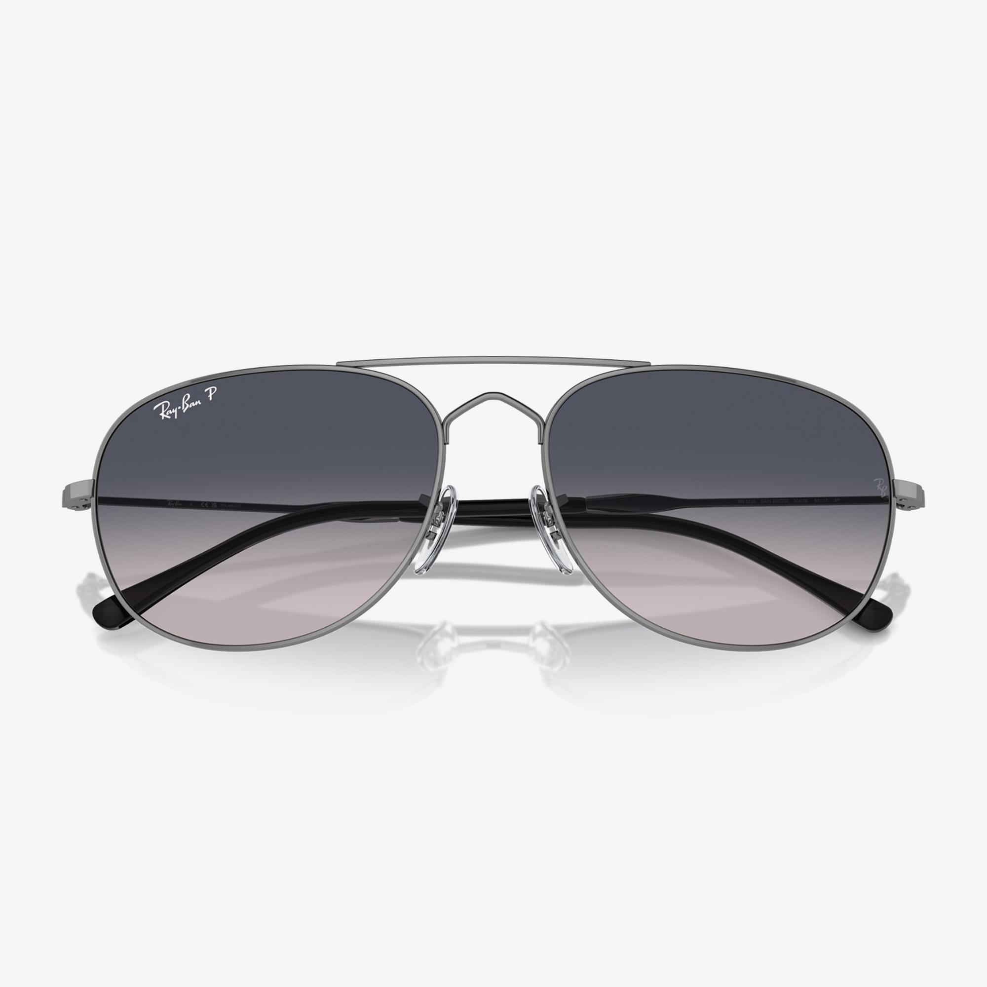 RAY-BAN Bain Bridge Unisex Gri Güneş Gözlüğü