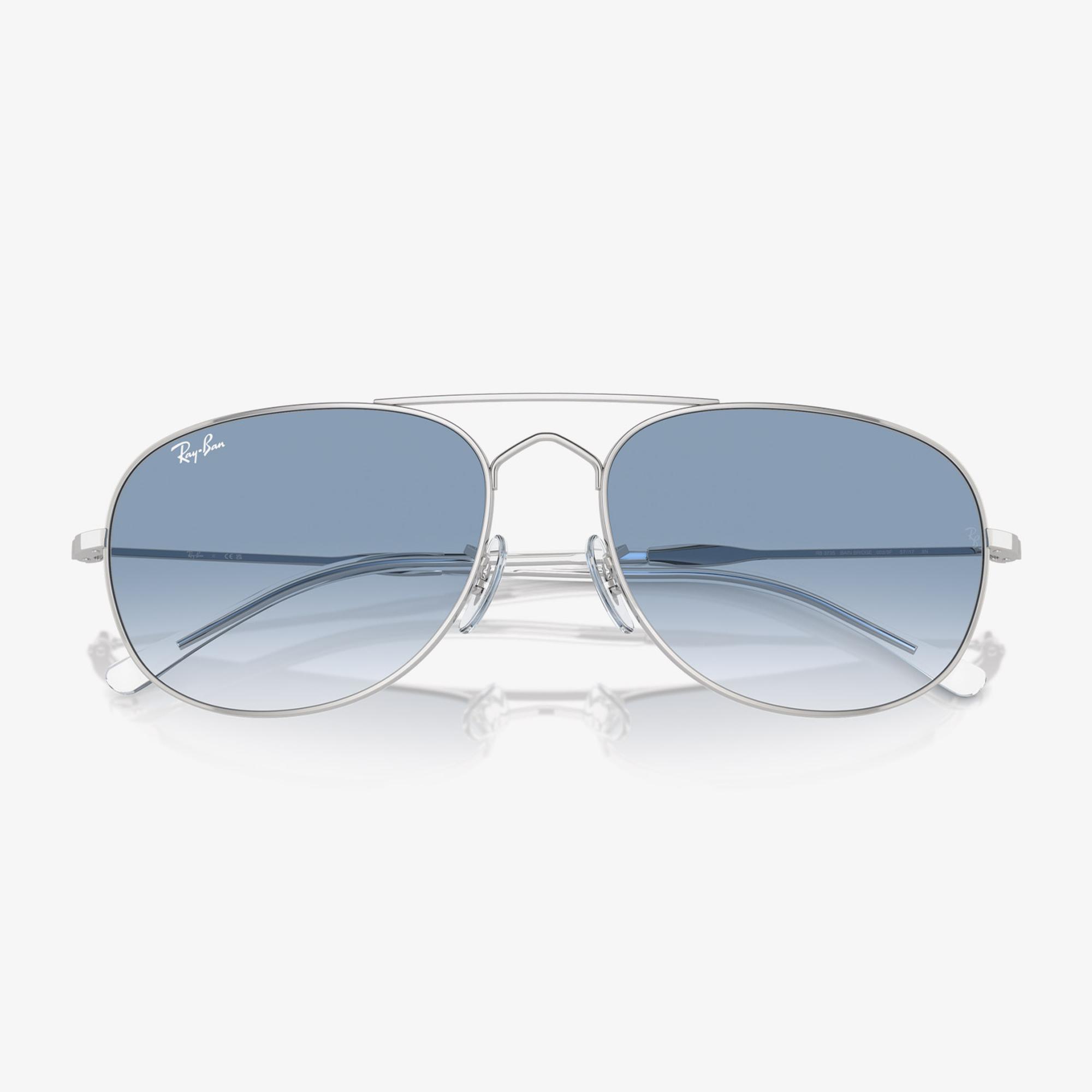 RAY-BAN Bain Bridge Unisex Gümüş Güneş Gözlüğü