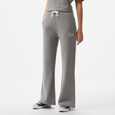  Ucla Daphne Nakışlı Kadın Gri Eşofman Altı