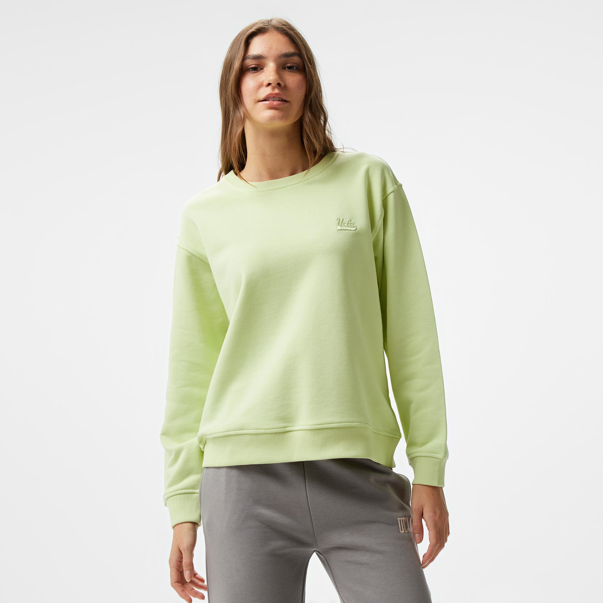 Ucla Sunniva Kadın Yeşil Sweatshirt