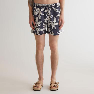  GANT Erkek Lacivert Regular Fit Desenli Mayo Şort
