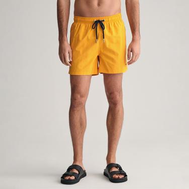  GANT Erkek Sarı Regular Fit Logolu Mayo Şort