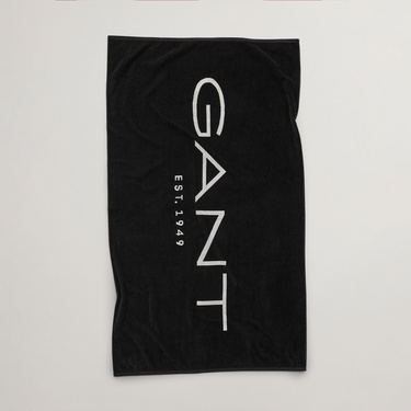  GANT Unisex Siyah Logolu Havlu