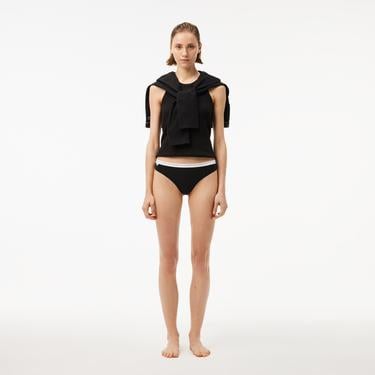  Kadın Regular Fit 3'lü Siyah Külot