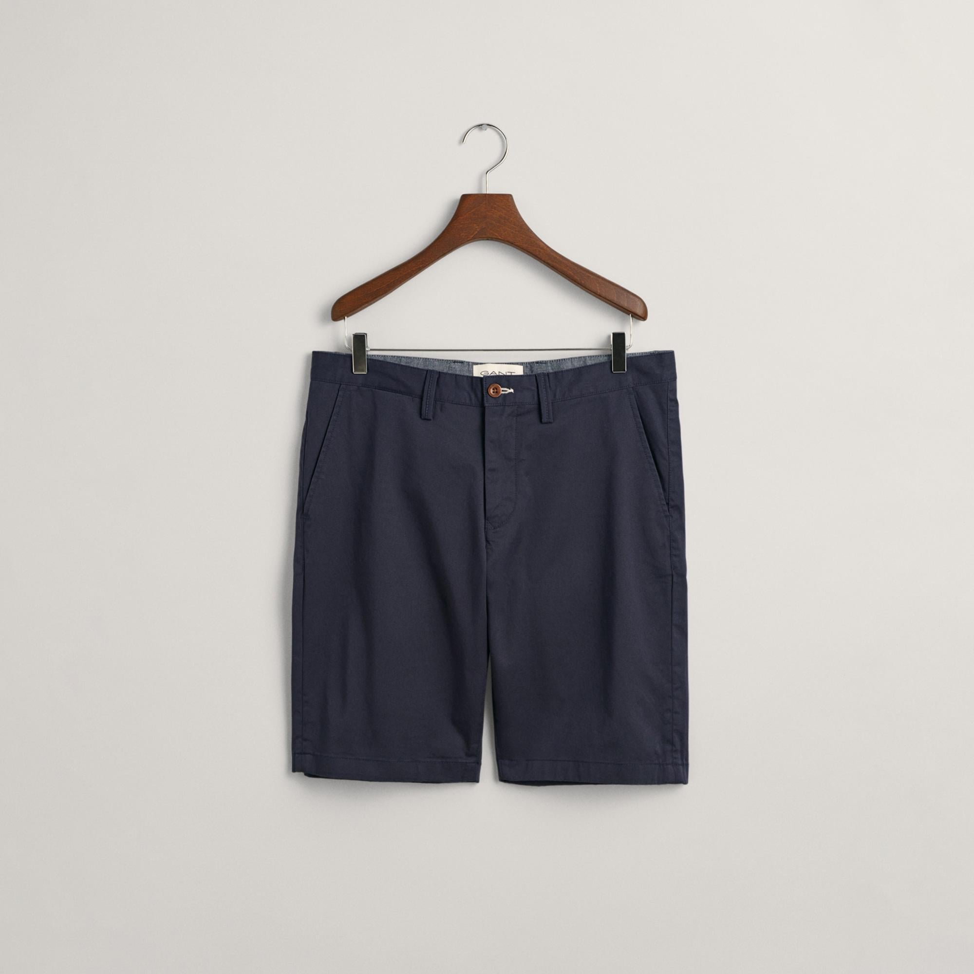 GANT Erkek Lacivert Relaxed Fit Şort