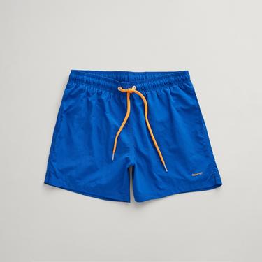  GANT Erkek Mavi Regular Fit Logolu Mayo Şort