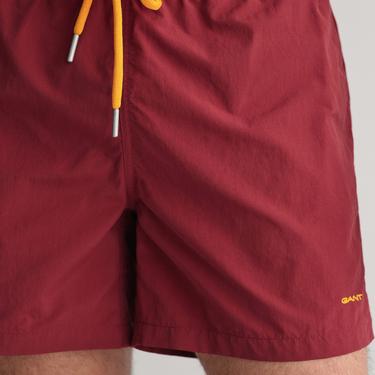  Gant Erkek Bordo Regular Fit Mayo Şort