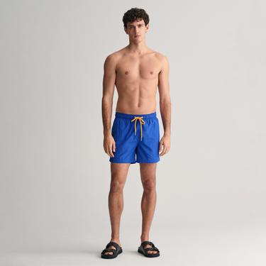  GANT Erkek Mavi Regular Fit Logolu Mayo Şort