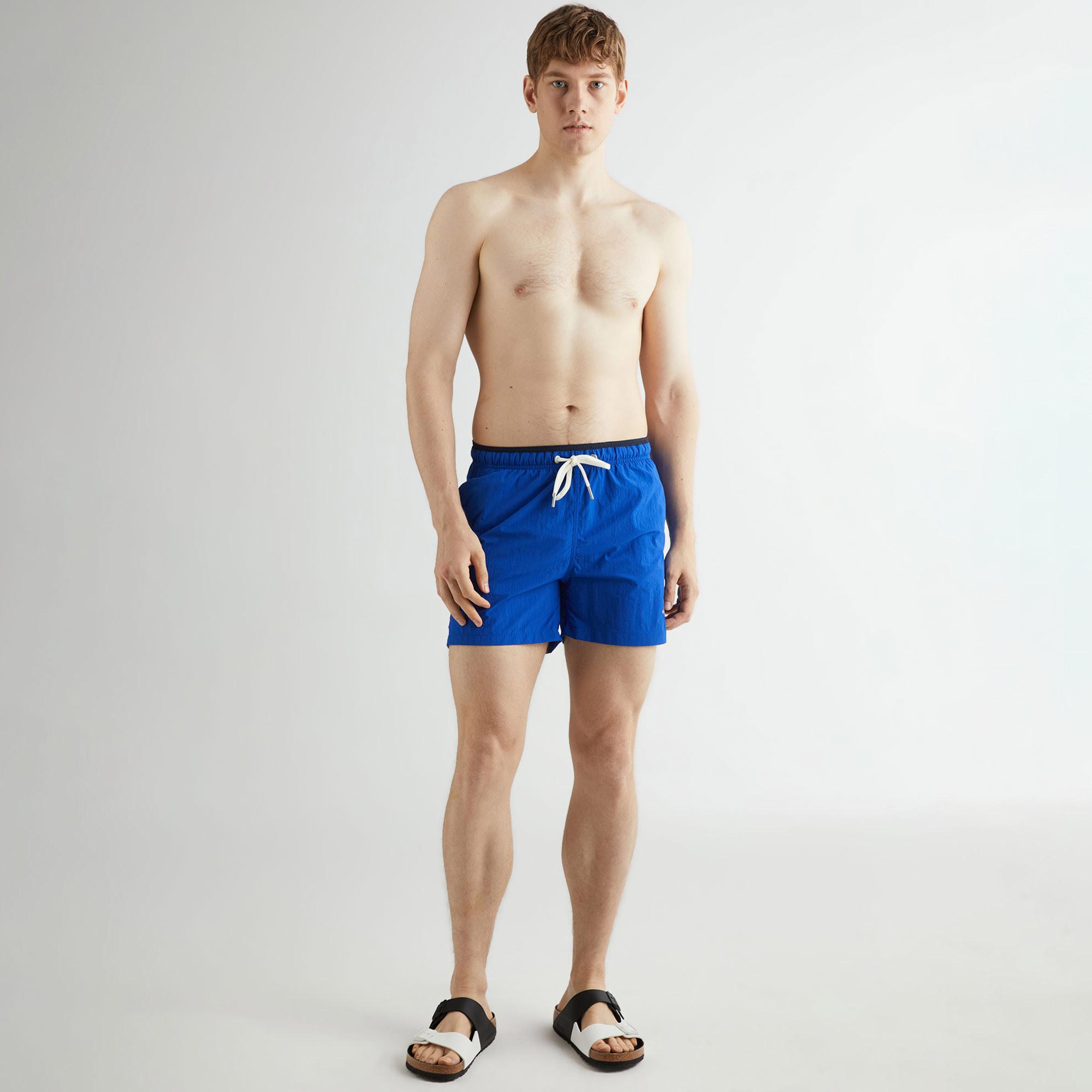 GANT Erkek Mavi Regular Fit Mayo Şort