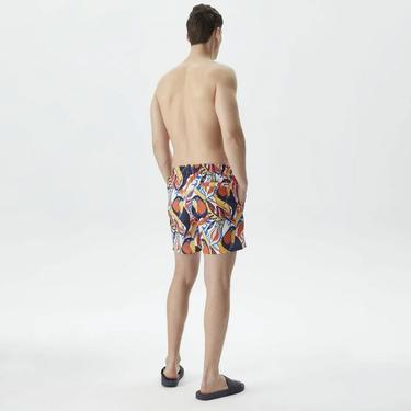  Nautica Erkek Turuncu Standart Fit Mayo Şort