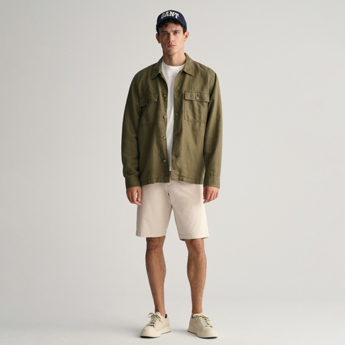  Gant Erkek Krem Relaxed Fit Chino Şort