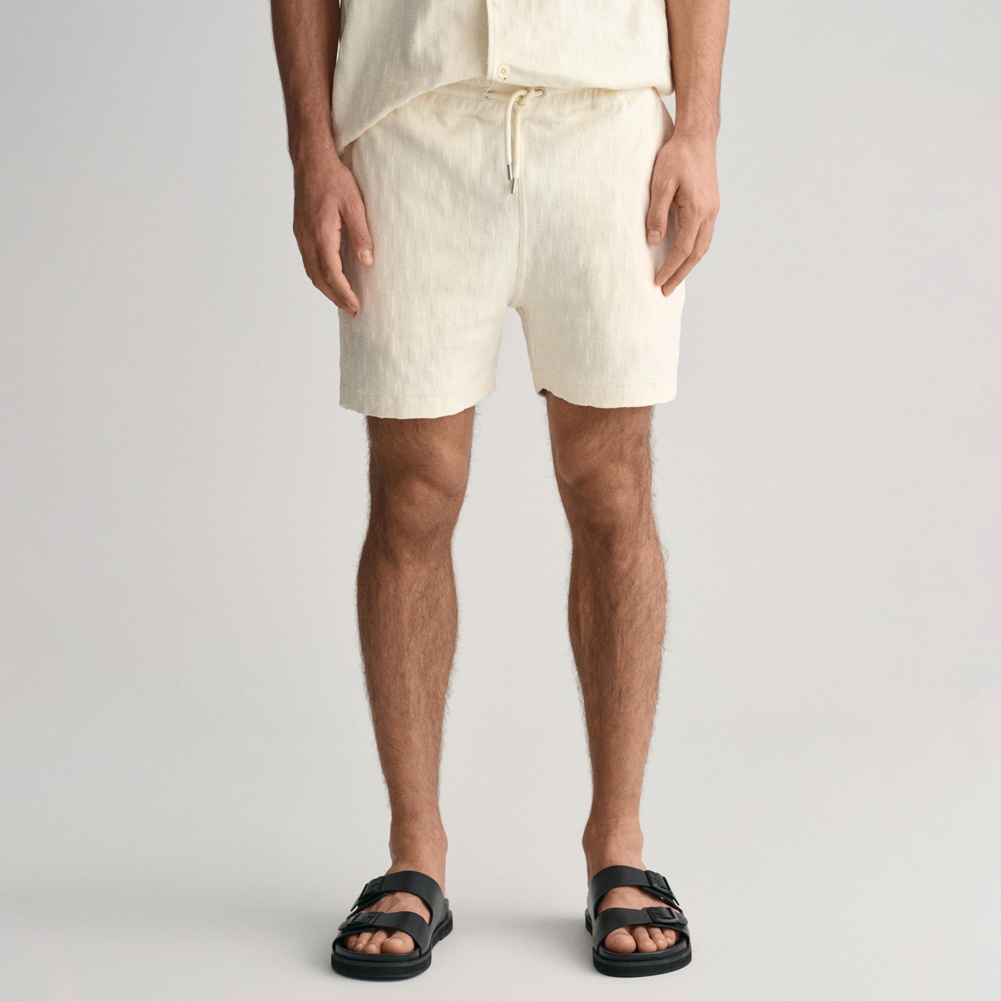 GANT Erkek Krem Relaxed Fit Şort