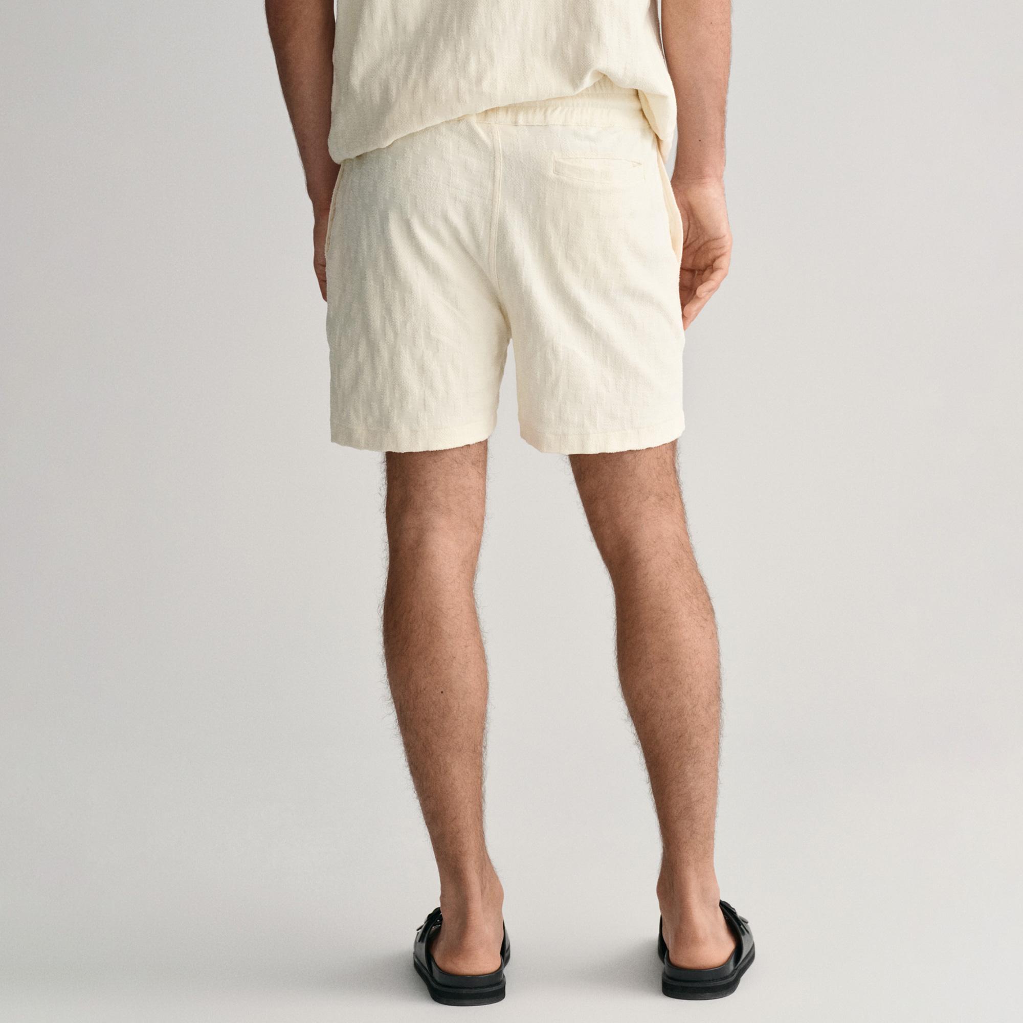GANT Erkek Krem Relaxed Fit Şort