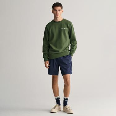  GANT Erkek Lacivert Regular Fit Logolu Şort