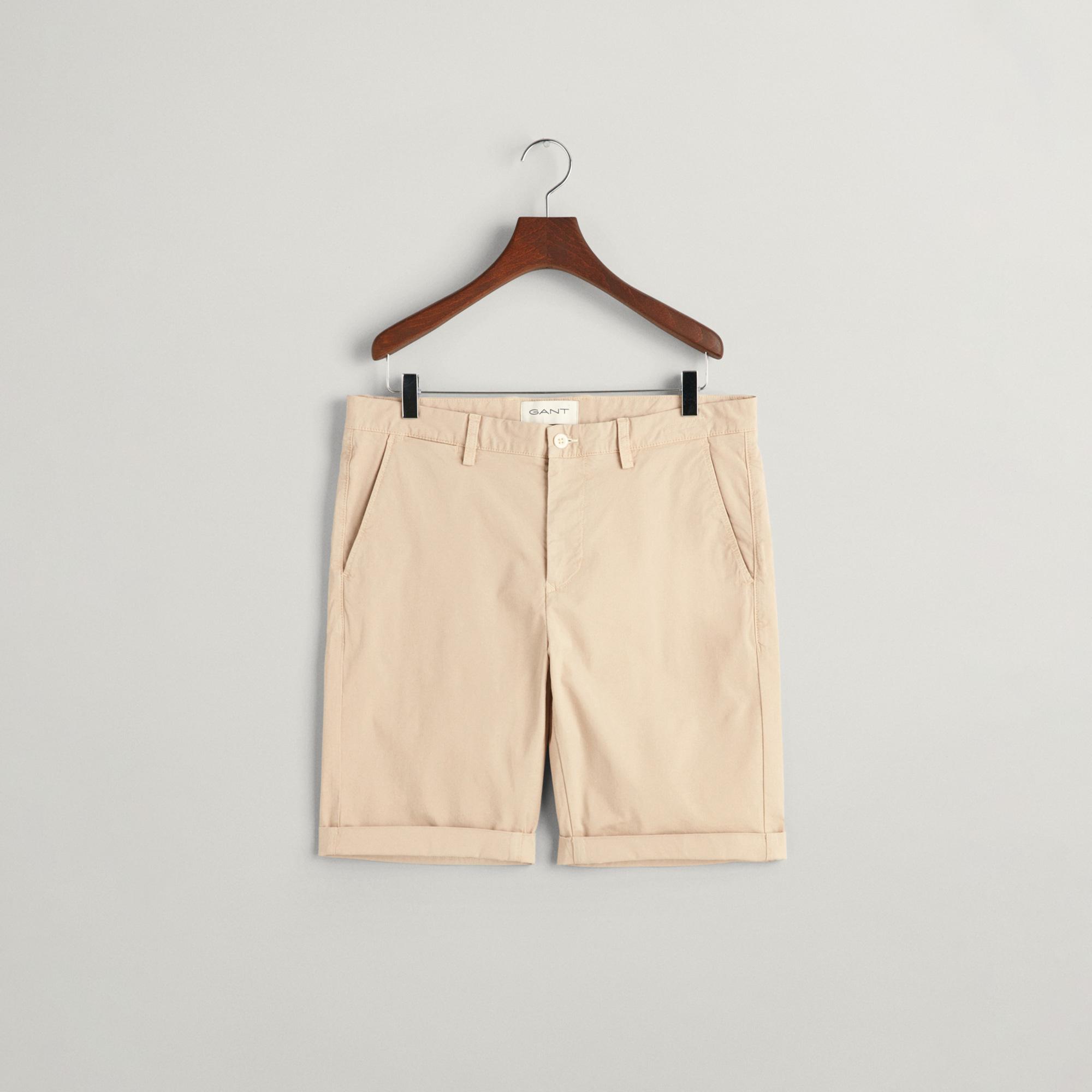 GANT Erkek Krem Regular Fit Şort