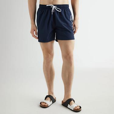  GANT Erkek Lacivert Regular Fit Logolu Mayo Şort