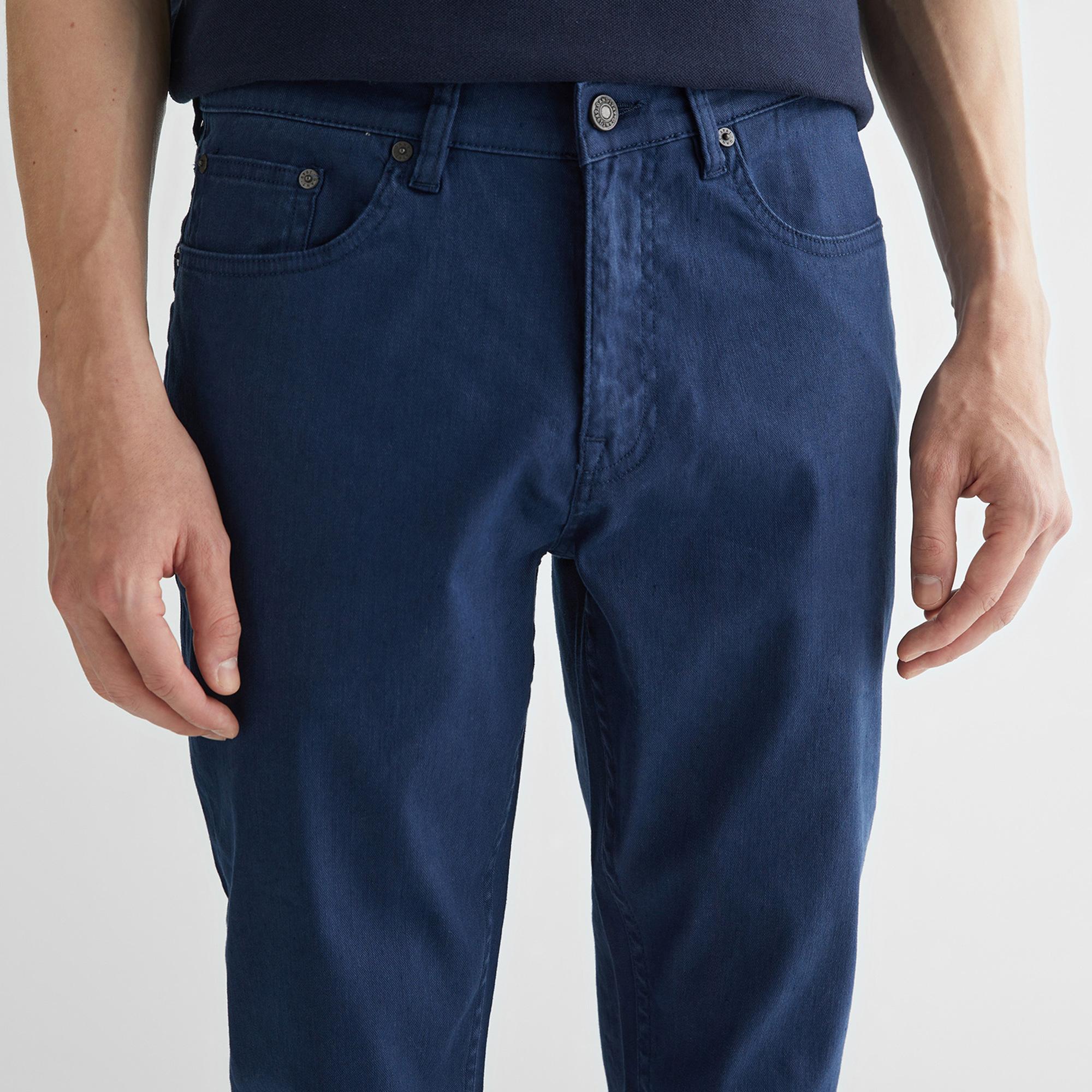 GANT Erkek Lacivert Slim Fit Pantolon