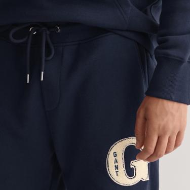  GANT Erkek Lacivert Regular Fit Logolu Eşofman Altı