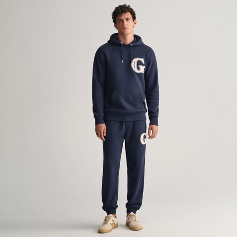  GANT Erkek Lacivert Regular Fit Logolu Eşofman Altı