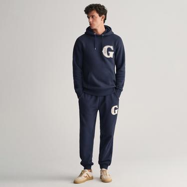  GANT Erkek Lacivert Regular Fit Logolu Eşofman Altı