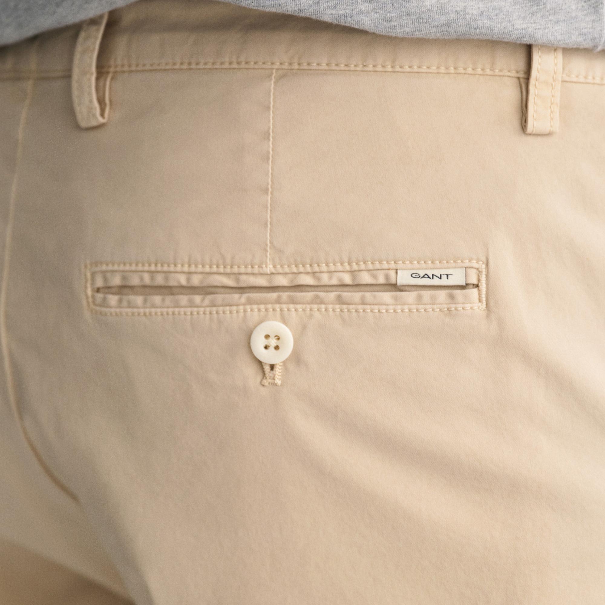 GANT Erkek Krem Regular Fit Şort