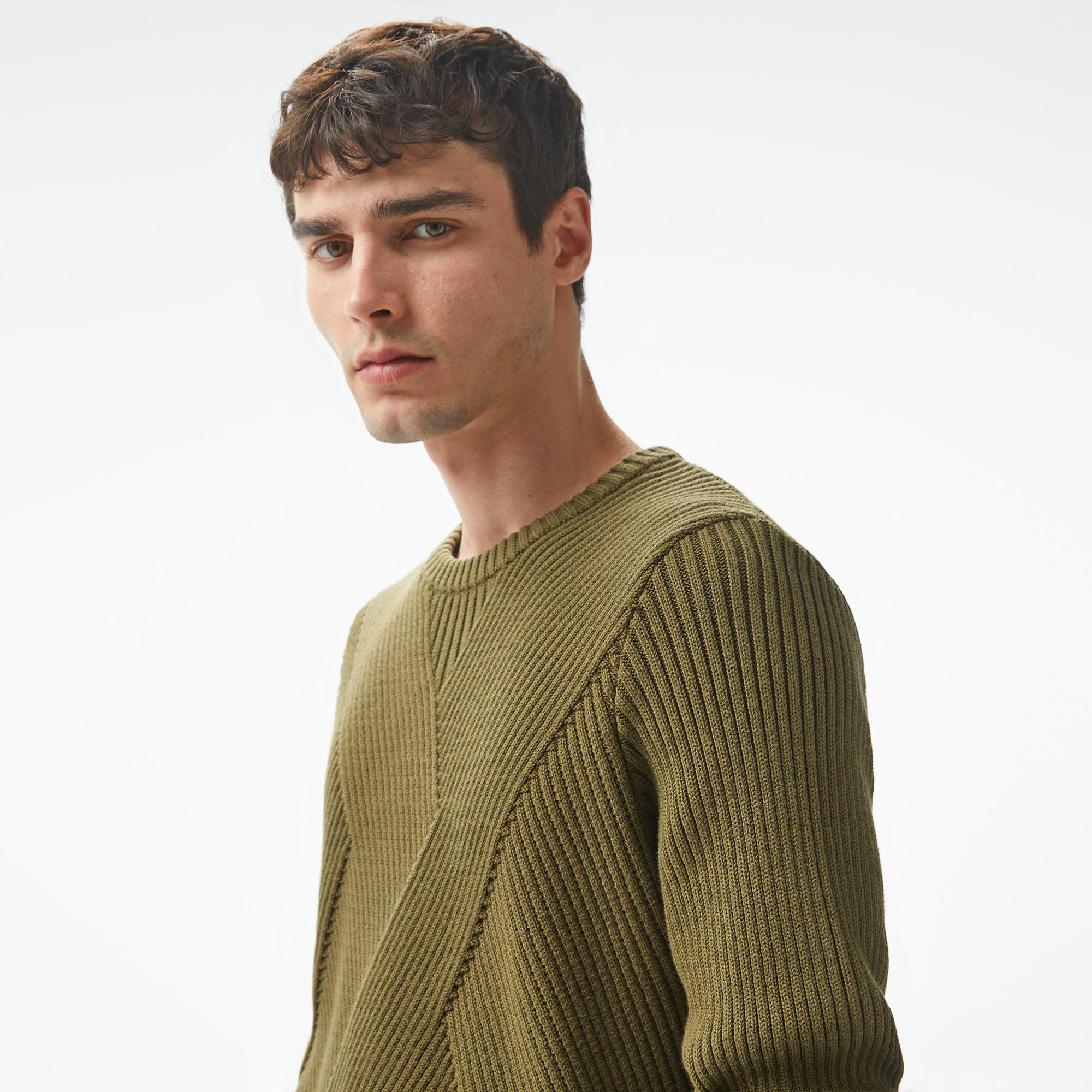 Nautica Erkek Haki Regular Fit Triko