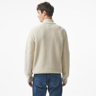  Nautica Erkek Beyaz Regular Fit Triko