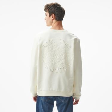  Nautica Erkek Beyaz Regular Fit Sweatshirt
