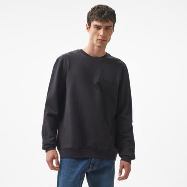  Nautica Erkek Siyah Regular Fit Sweatshirt