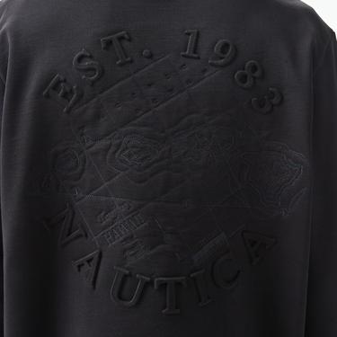  Nautica Erkek Siyah Regular Fit Sweatshirt