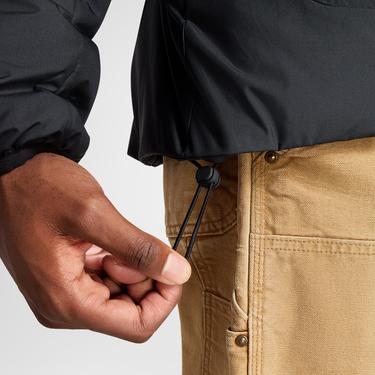  Converse Erkek Kapüşonlu Renk Bloklu Siyah Mont