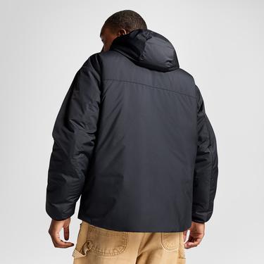  Converse Erkek Kapüşonlu Renk Bloklu Siyah Mont