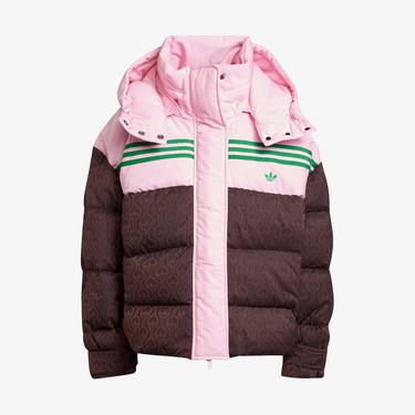  adidas Premium Kadın Pembe/Kahverengi Mont