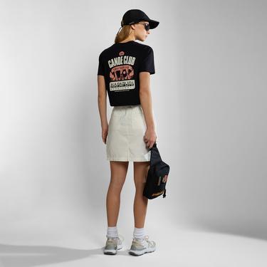 Napapijri S-Howard W Kadın Siyah Crop T-Shirt