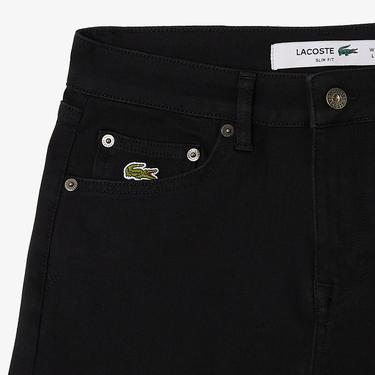  Lacoste Erkek Slim Fit Siyah Jean Pantolon