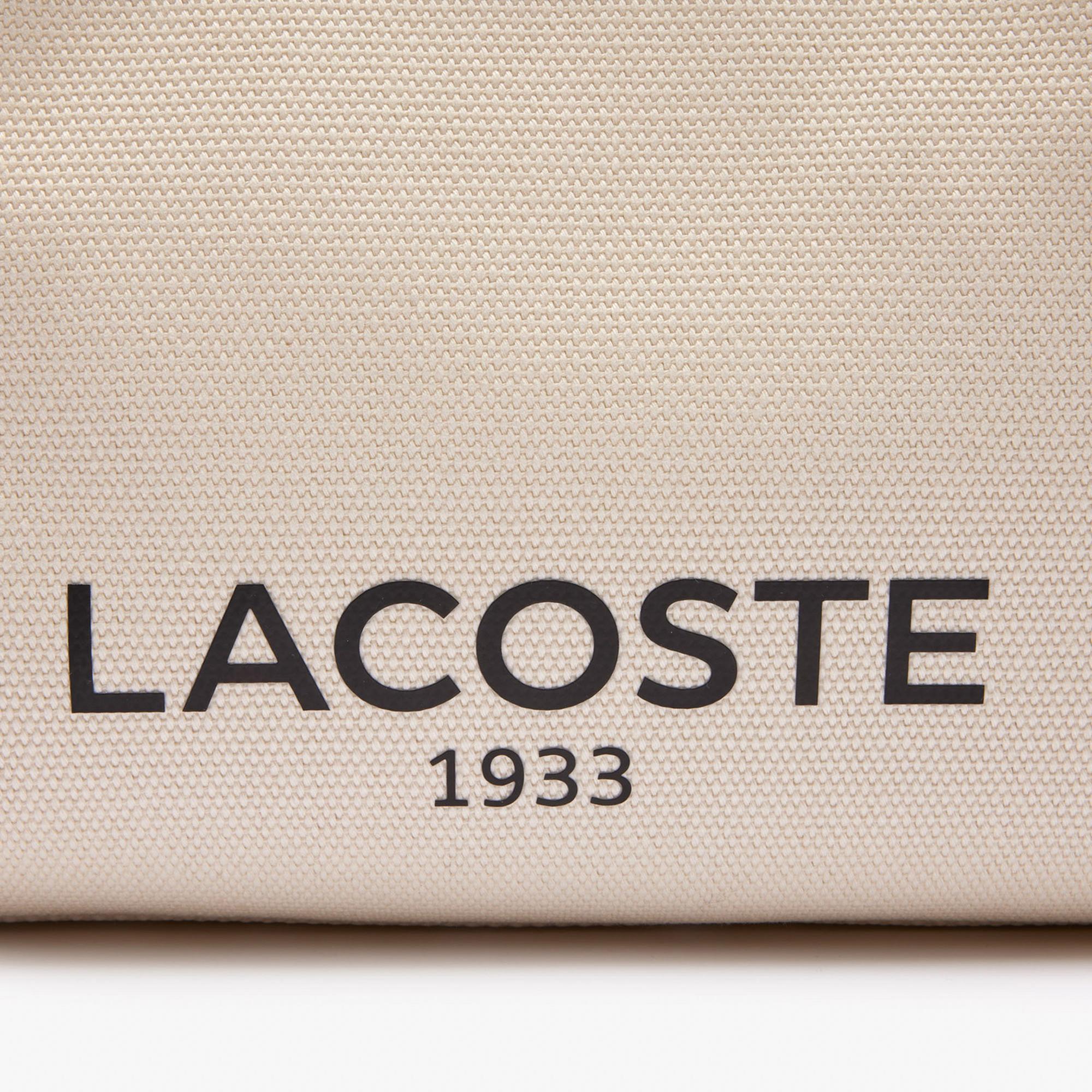Lacoste Heritage Canvas Kadın Bej Omuz Çantası