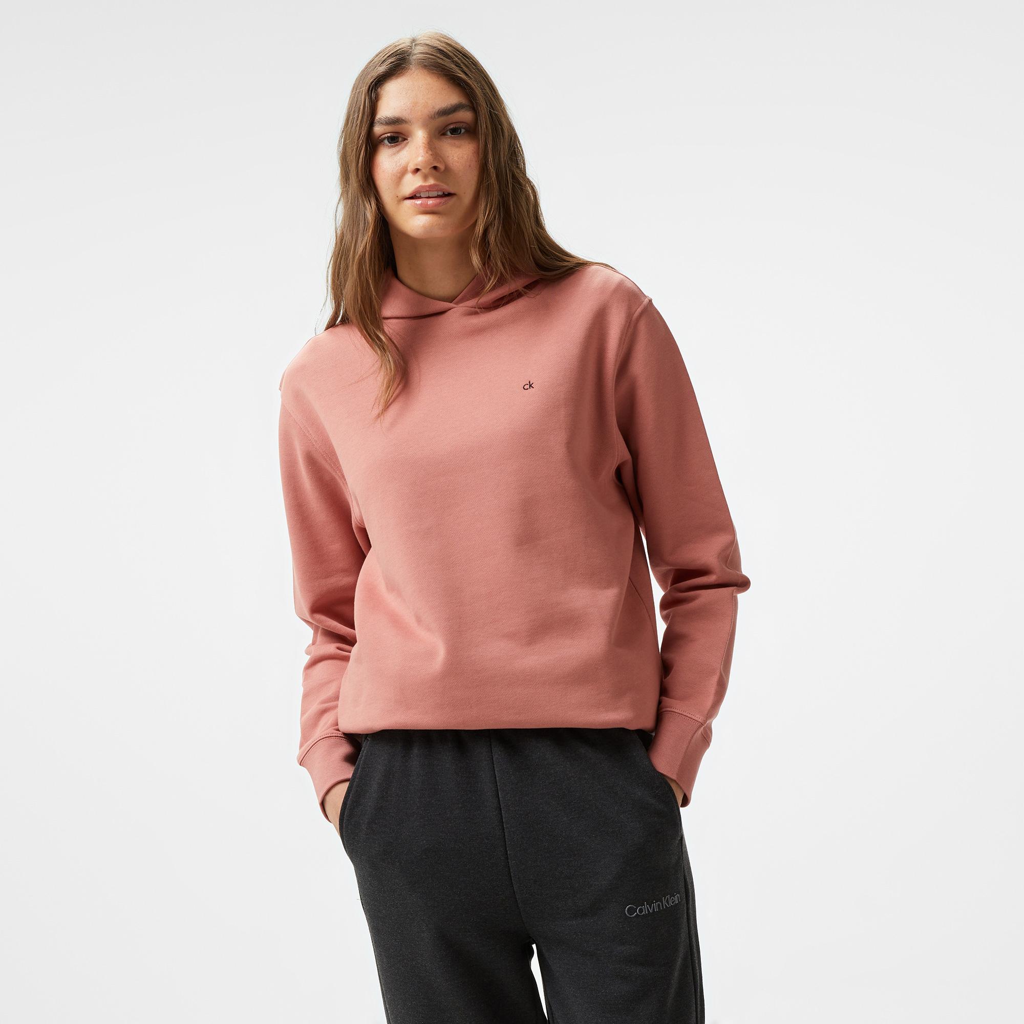 Calvin Klein Emb Graphic Relaxed Kadın Turuncu Hoodie