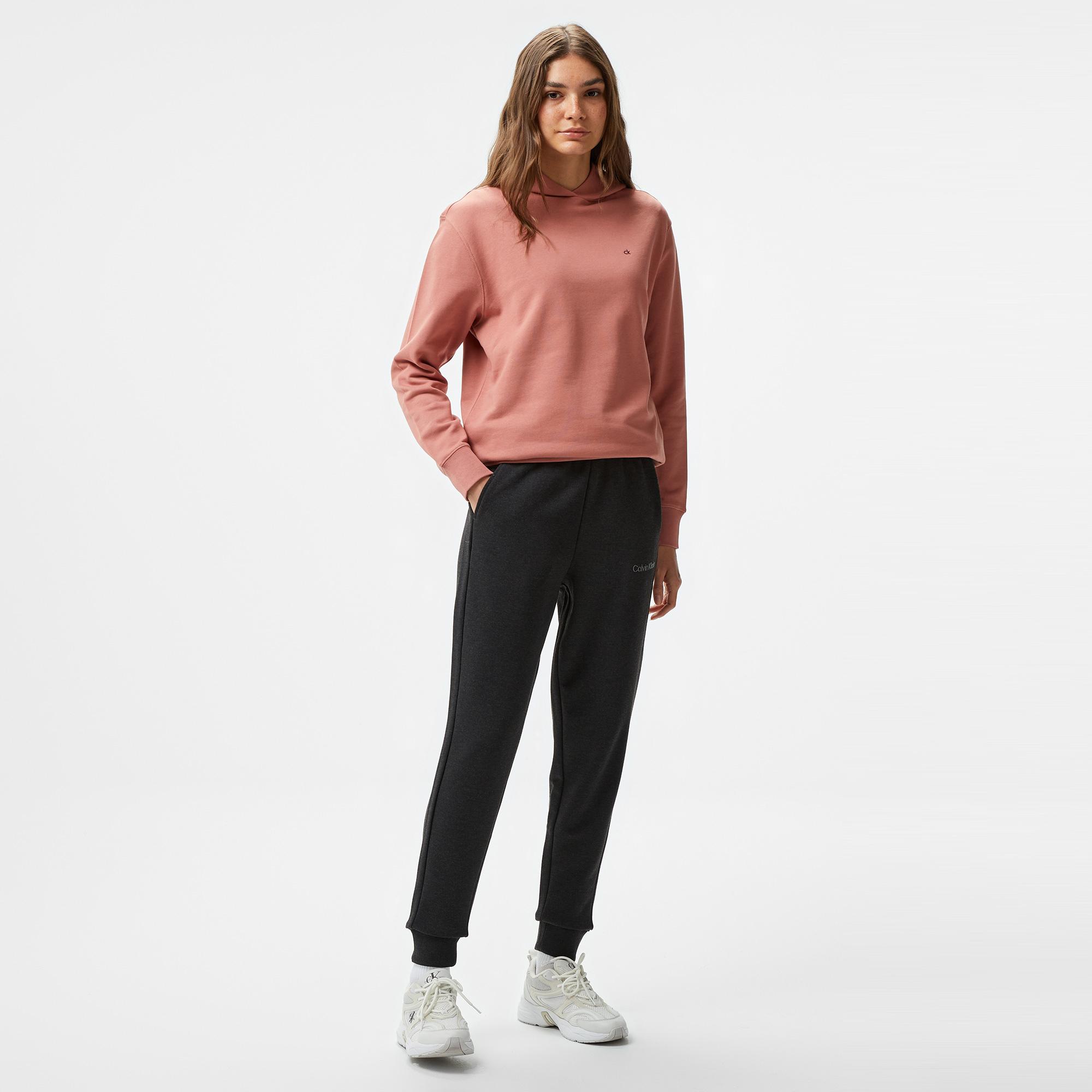 Calvin Klein Emb Graphic Relaxed Kadın Turuncu Hoodie