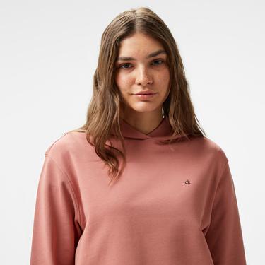  Calvin Klein Emb Graphic Relaxed Kadın Turuncu Hoodie