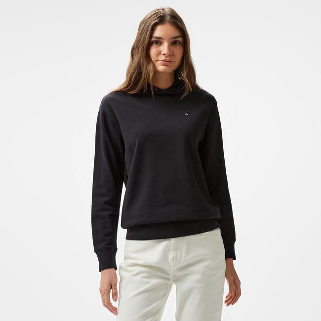  Calvin Klein Emb Graphic Relaxed Kadın Siyah Hoodie